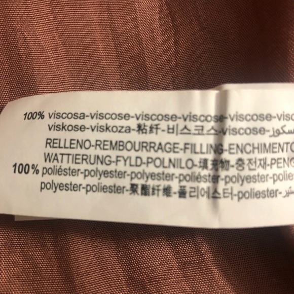 Zara Patchwork Embroidered Kimono Robe - Pink & Brown - Picture 5 of 5